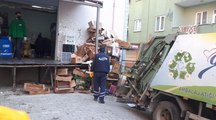 İzmit&rsquo;te 400 ton ambalaj atığını geri d&ouml;n&uuml;ş&uuml;me kazandırıldı