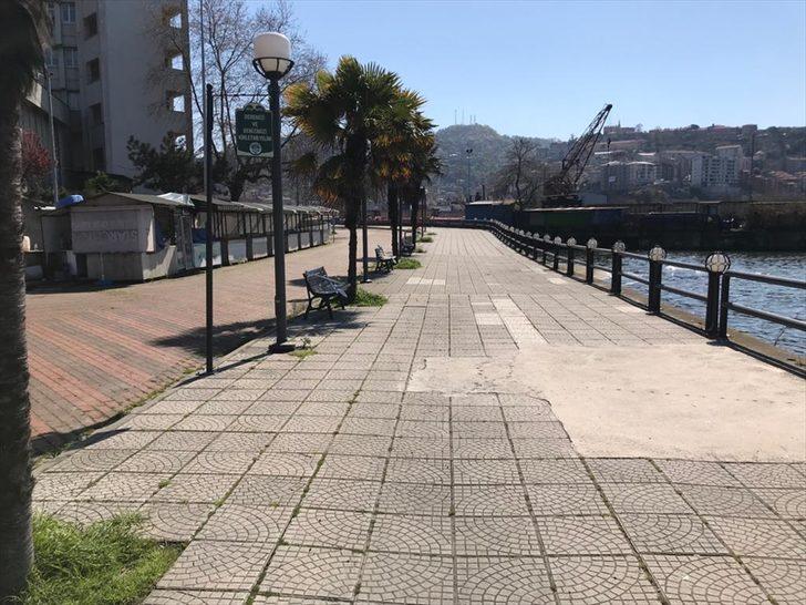 Sakarya, Kocaeli ve Zonguldak'ta kısıtlamanın ilk gününde cadde ve sokaklar boş kaldı G1