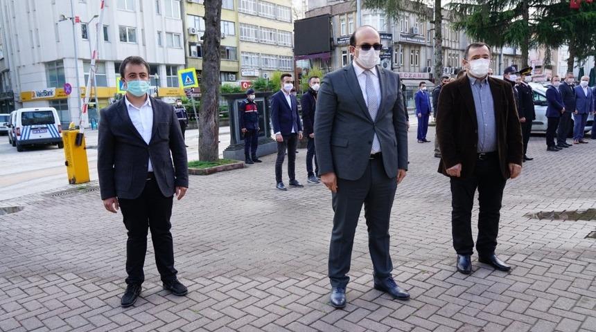 Terme&rsquo;de sosyal mesafeli 23 Nisan