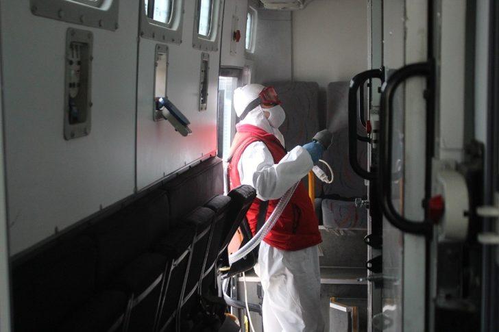 Uşak cezaevinde dezenfekte işlemleri sürüyor G5