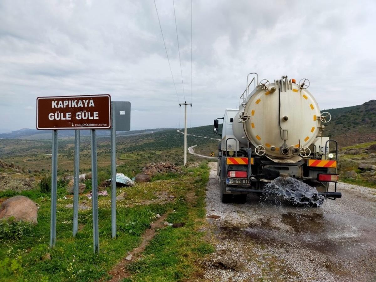 Aliağa&rsquo;da Hijyen Ekipleri g&ouml;revinin başında