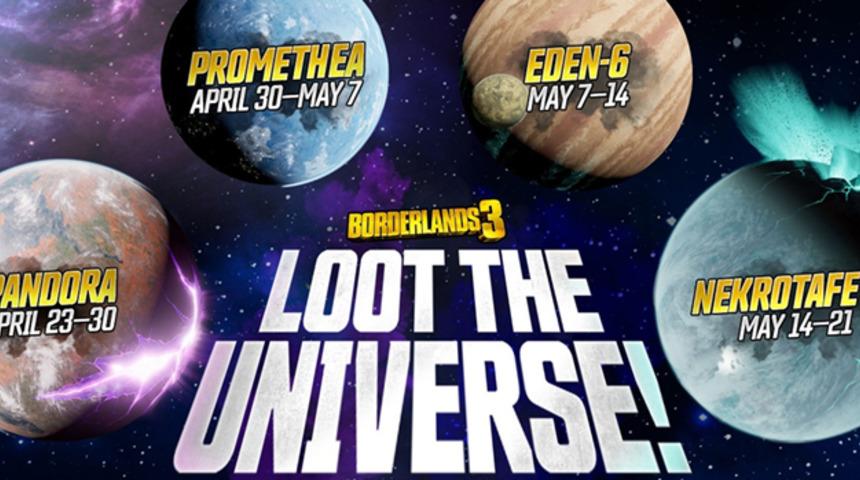 Borderlands 3 Loot the Universe etkinliği başladı