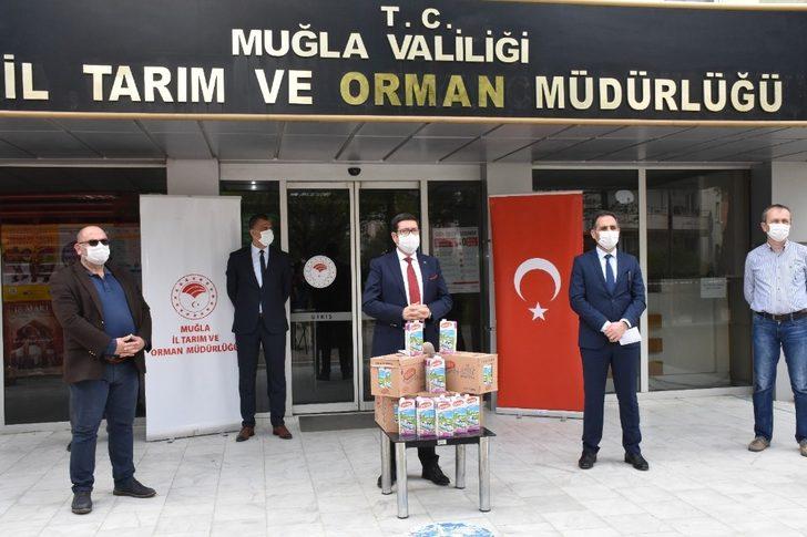 10 ton süt dağıtımı yapıldı G3