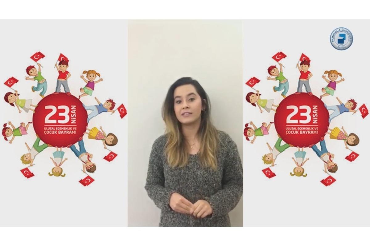 Okul &ouml;ncesi eğitimi &ouml;ğrencileri 23 Nisan&rsquo;da miniklere seslendi