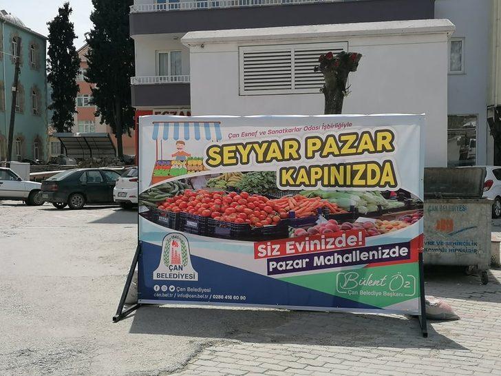 Çan Belediyesi’nden seyyar pazar uygulaması G2