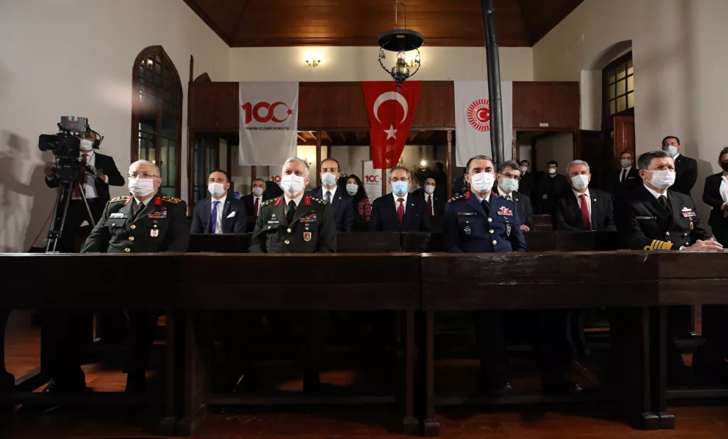 TBMM'nin açılışının 100. yıl dönümü Birinci Meclis'te maskelerle kutlandı G4