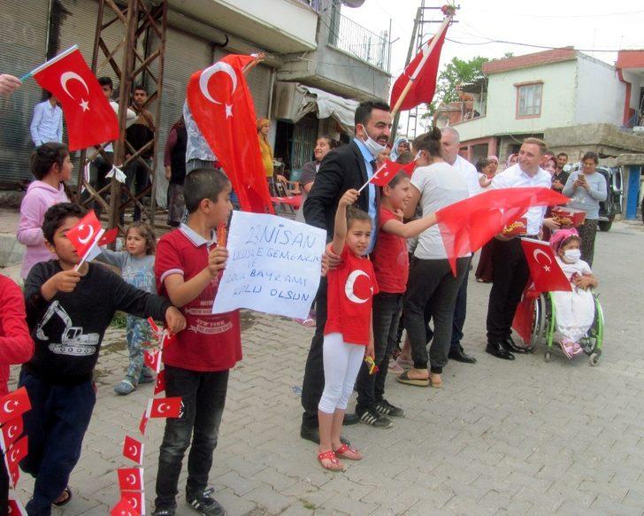 Araban’da konvoylu 23 Nisan kutlamaları G4