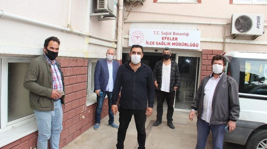 Aydın basını Korona testinden ge&ccedil;ti, sonu&ccedil;lar herkesi rahatlattı