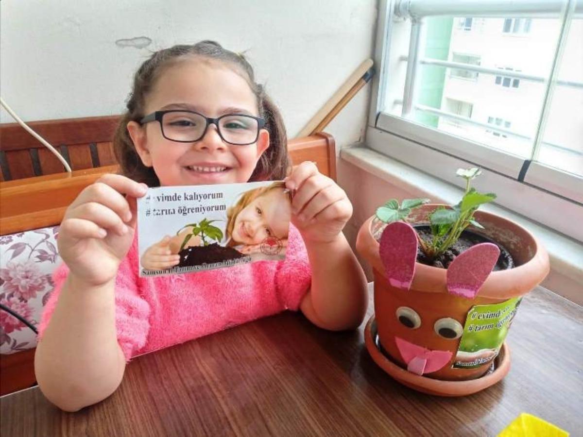 Evimde Kalıyorum Tarım &Ouml;ğreniyorum Projesi