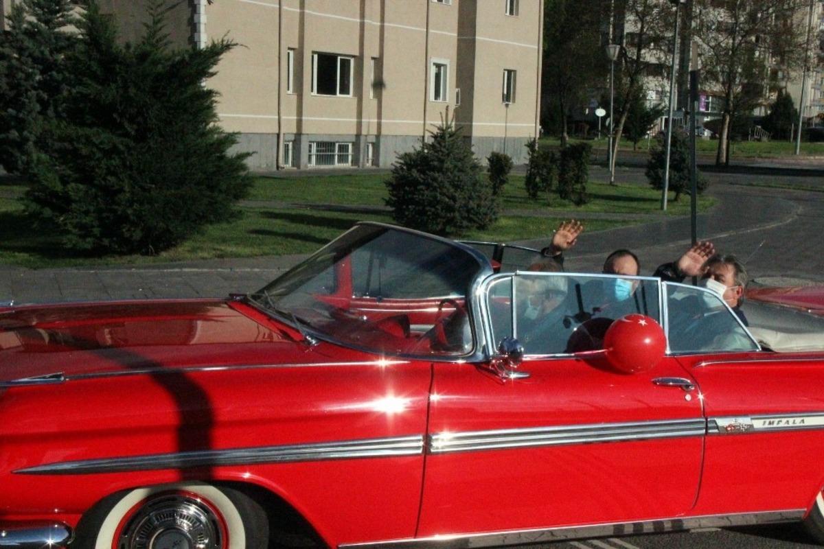 Klasik ara&ccedil;lar Melikgazi&rsquo;de 23 Nisan&rsquo;ı kutladı