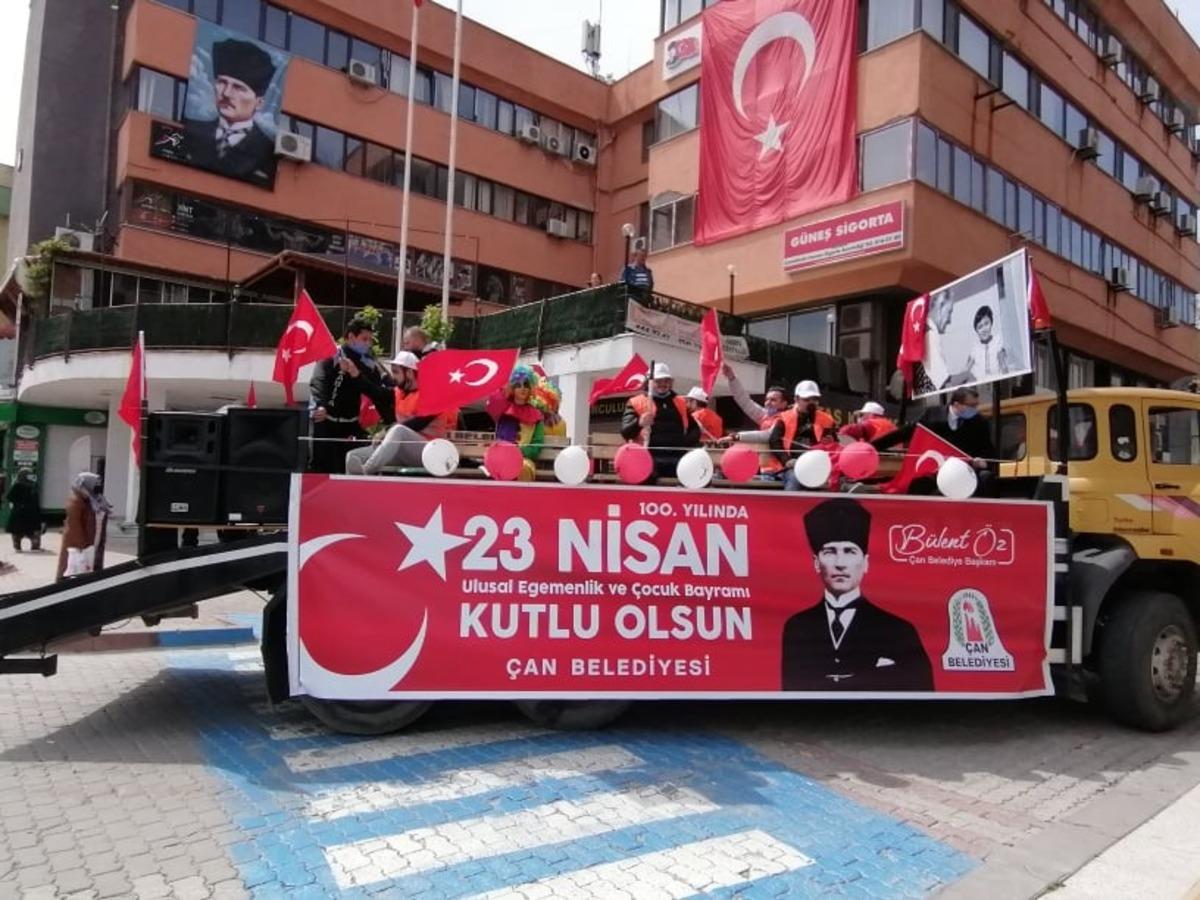 &Ccedil;an&rsquo;da 23 Nisan coşkusu