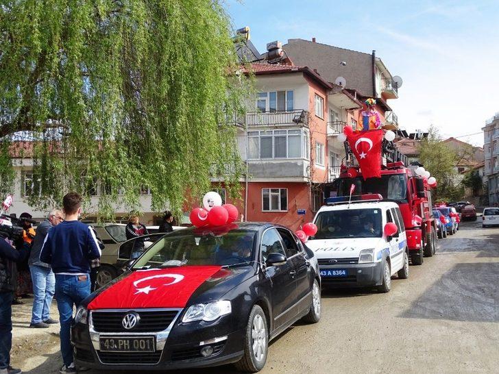 Hisarcık’ta kortejli 23 Nisan kutlaması G1