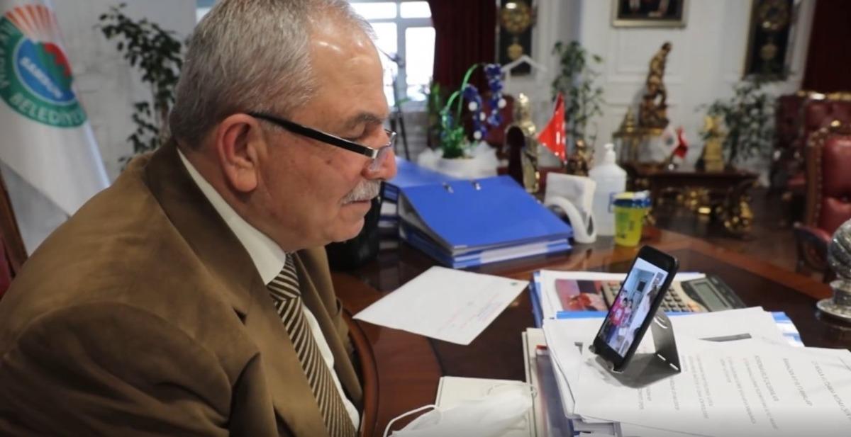 Başkan Demirtaş&rsquo;tan k&uuml;&ccedil;&uuml;k Efe&rsquo;yi sevindiren 23 Nisan hediyesi