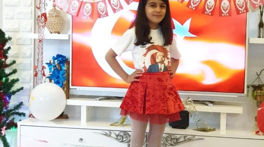 Iğdır&rsquo;da &ccedil;ocuklar 23 Nisan&rsquo;ı evlerinden marş ve şarkılarla kutladı