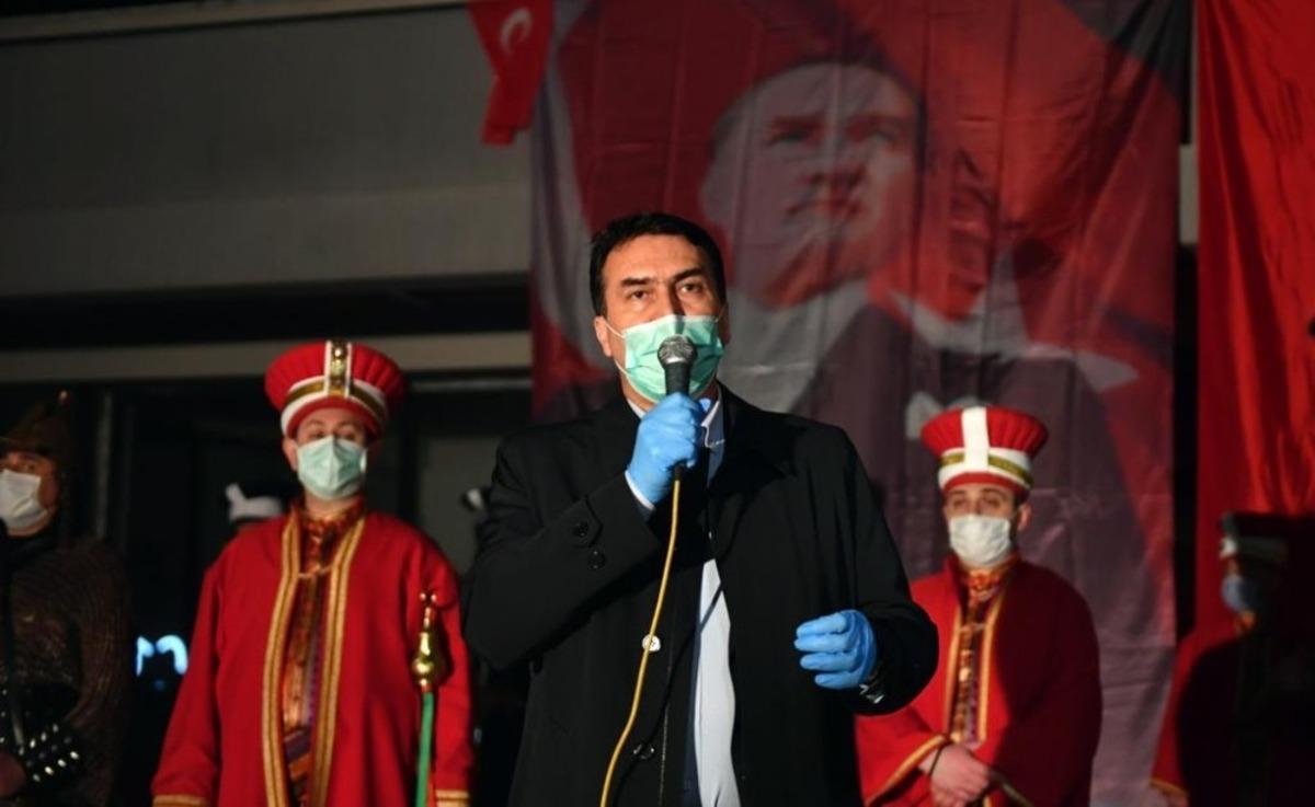 Osmangazi&rsquo;de İstiklal Marşı b&uuml;y&uuml;k coşkuyla okundu