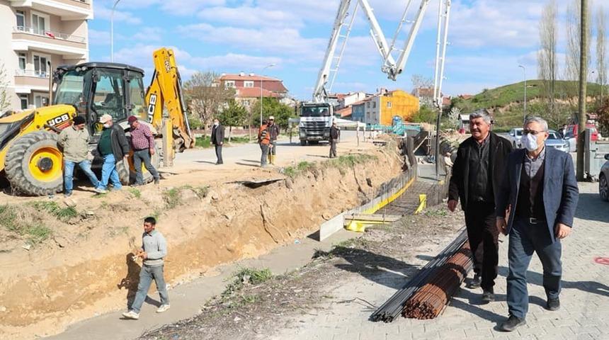 Mehmet Akif Ersoy Mahallesi&rsquo;nde kanal &ccedil;alışması