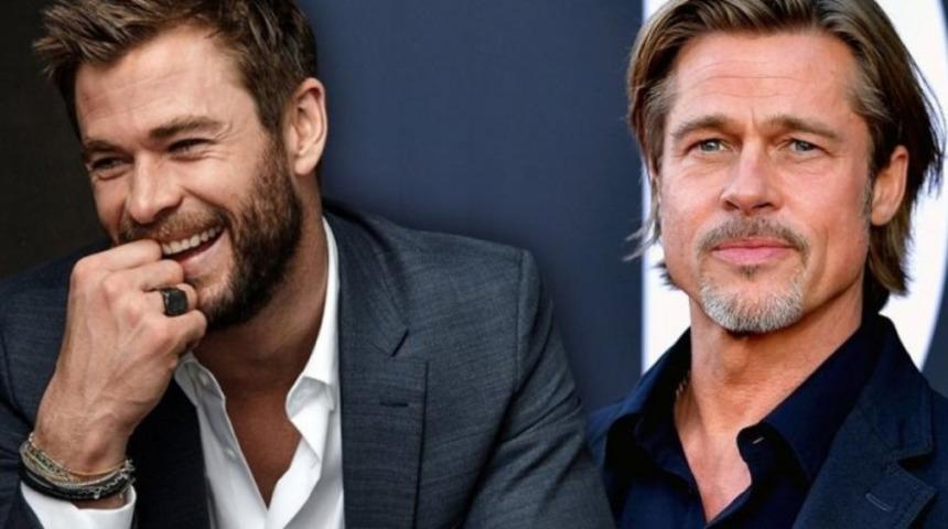 Chris Hemsworth, Brad Pitt ile tanışma anını anlattı: O el sıkışmak istedi, ben ise sarıldım