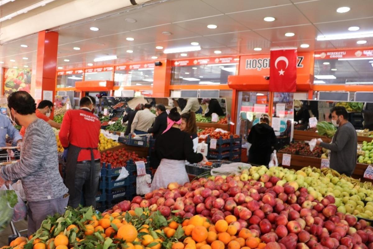 Kahramanmaraş&rsquo;ta marketlerde Ramazan yoğunluğu