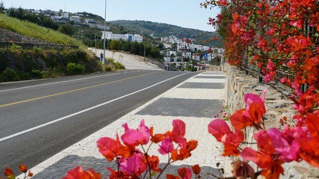 Bodrum yollar yenileniyor