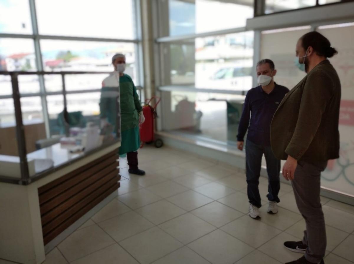 Sağlık M&uuml;d&uuml;r&uuml;nden Pandemi servisine ziyaret