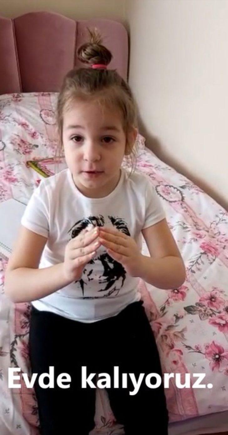 Miniklerden işaret dili ile ‘Evde kal, sağlıkla kal, iyi ki varsın Yeşilay’ mesajı G2