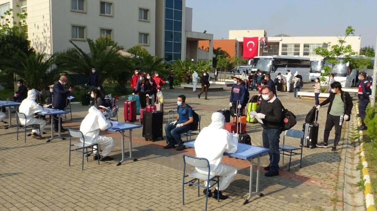 Malezya&rsquo;dan Aydın&rsquo;a getirilen 87 T&uuml;rk&rsquo;&uuml;n sağlık kontrolleri tamamlandı