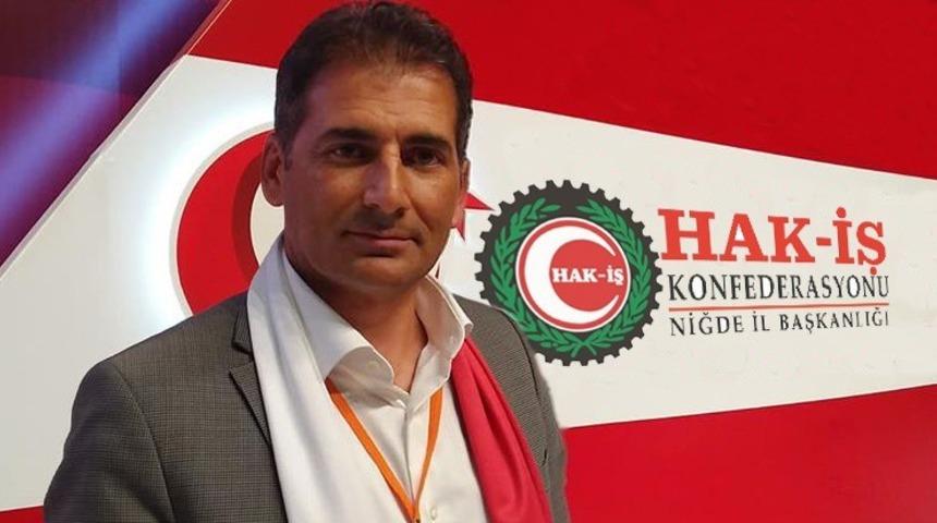 HAK-İŞ Niğde İl Başkanı Gökhan Demircioglu: "Ramazan ayı salgın hastalıktan kurtuluşumuza vesile olsun"