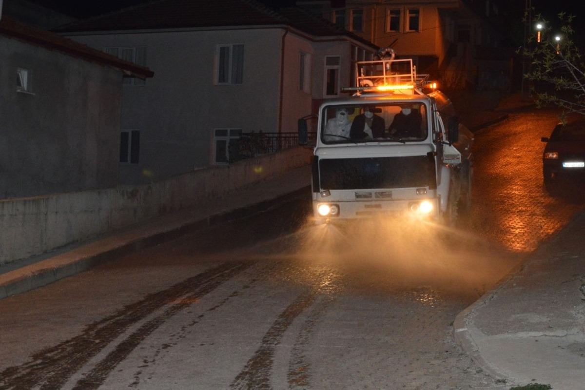 Havza&rsquo;da mahallerde dezenfeksiyon &ccedil;alışması