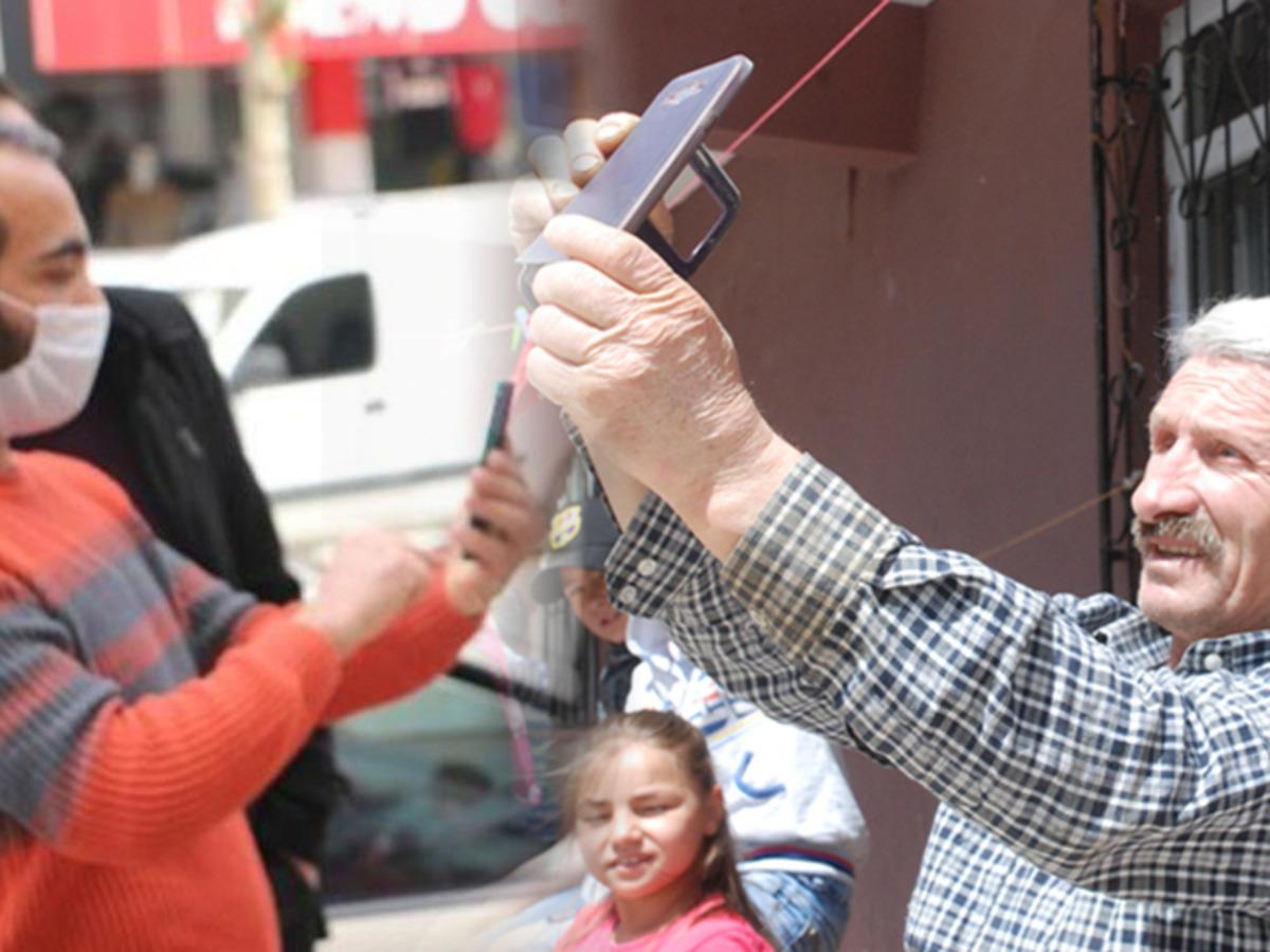 Tokat'ta g&ouml;r&uuml;len 'g&uuml;neş halesi' ilgi &ccedil;ekti! G&ouml;ren cep telefonuna sarıldı