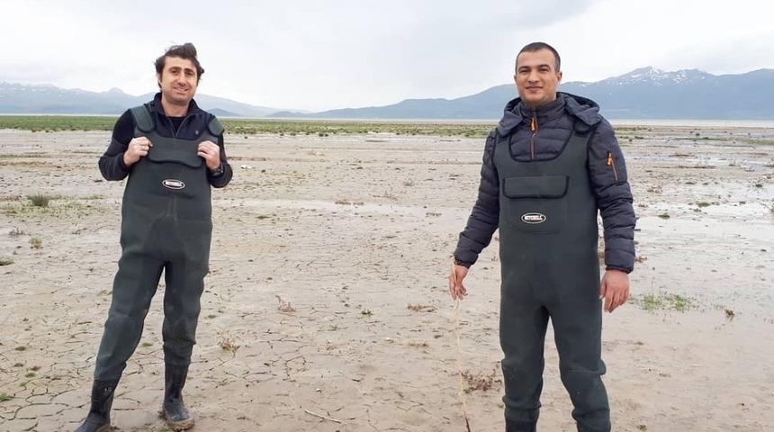 Er&ccedil;ek G&ouml;l&uuml;&rsquo;ndeki inci kefalleri i&ccedil;in &ouml;nlemler artırıldı