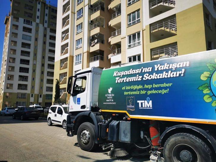 Kuşadası’nda temizlik ve dezenfekte çalışmaları sürüyor G1