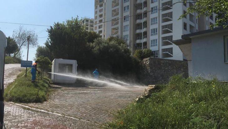 Kuşadası’nda temizlik ve dezenfekte çalışmaları sürüyor G4