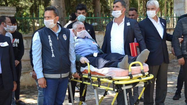 Şehit Ahmet İnce son yolculuğuna uğurlandı, babası sedyeyle katıldı