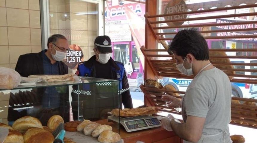 Gemlik&rsquo;te zabıtadan fırın denetimi