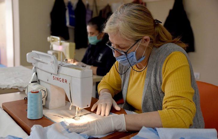 Belde Evleri kursiyerlerinden 7 bin maske G1