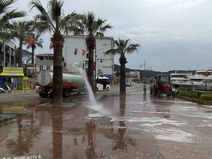 Ayvalık’ta dezenfeksiyon çalışmaları aralıksız sürüyor G1