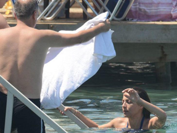 Burcu Kara'ya havlulu kamuflaj G4