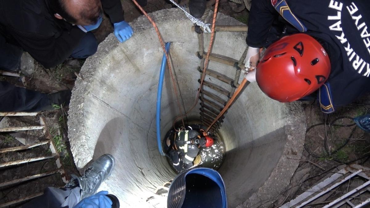 K&ouml;peğini kurtarmak isteyen yaşlı adam girdiği kuyudan canlı &ccedil;ıkamadı