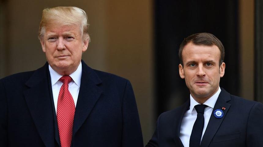 Trump ve Macron arasında kritik koronavir&uuml;s g&ouml;r&uuml;şmesi