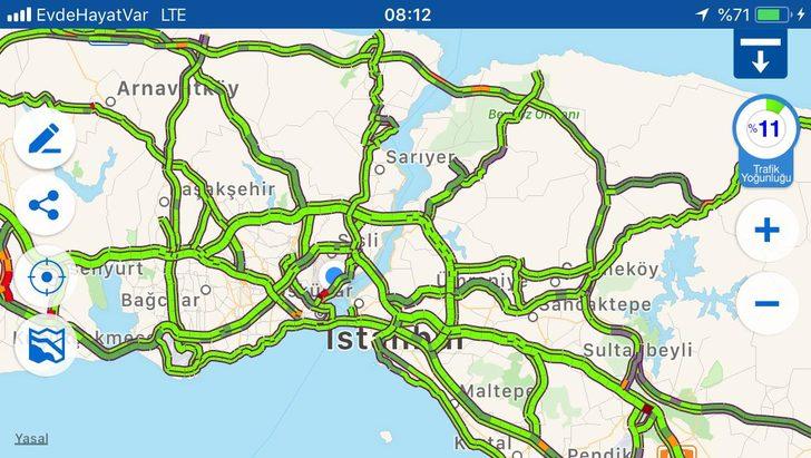 İstanbul'da yasağın ardından yollar boş kalmadı G5