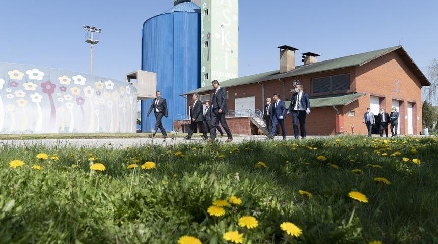 Başkan B&uuml;y&uuml;kkılı&ccedil; arıtma tesisini inceledi