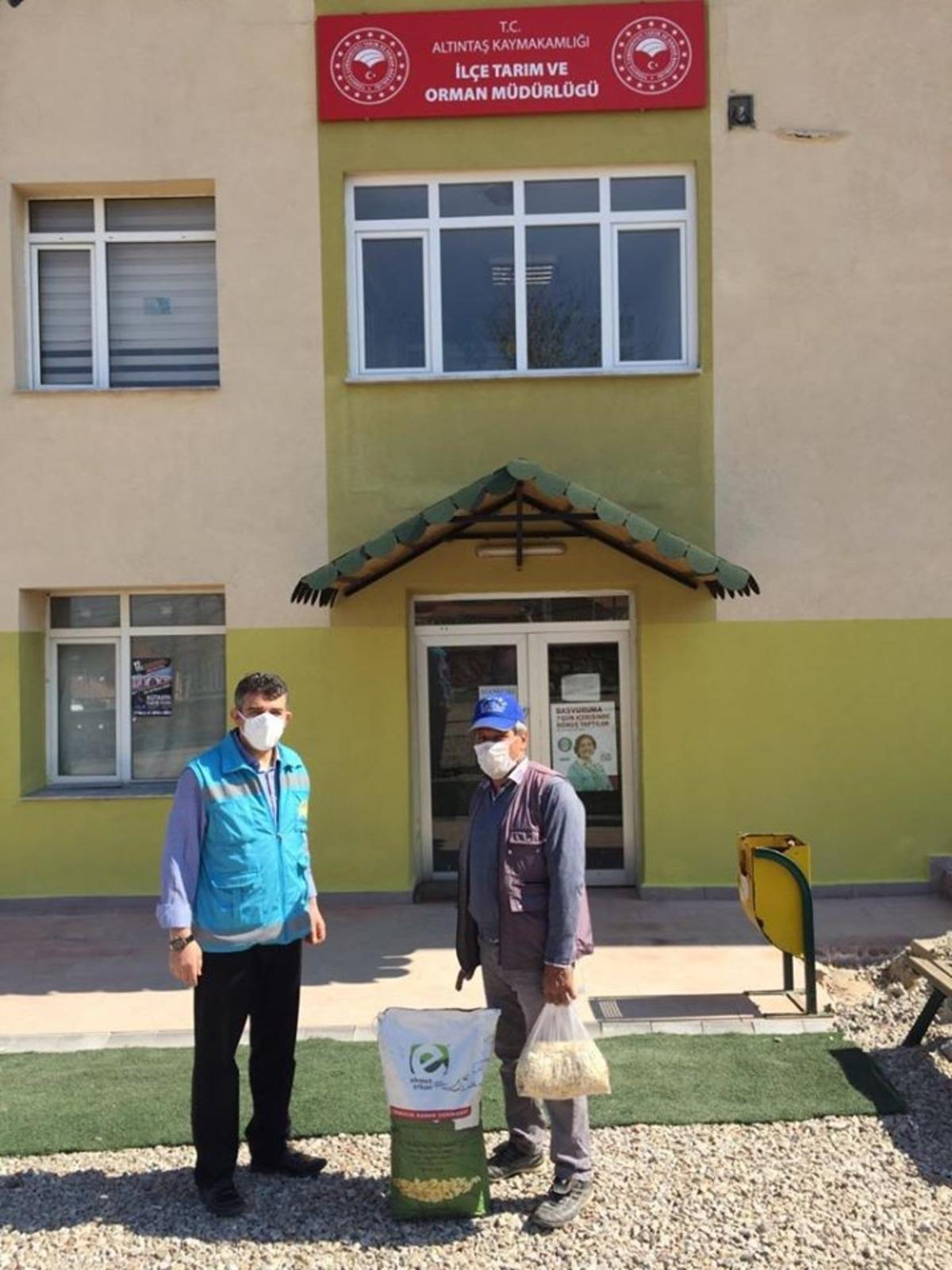 &Ccedil;erezlik kabak &ccedil;ekirdeği tohumu dağıtıldı