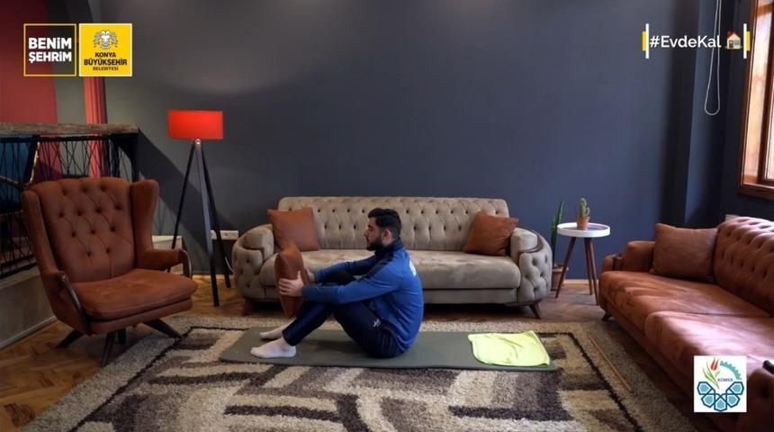 Konya B&uuml;y&uuml;kşehir&rsquo;den &ldquo;Evde Kal Hareketsiz Kalma&rdquo; kampanyasına destek