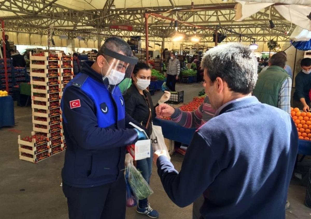 Bursa&rsquo;da pazar yerlerinde tedbirler &uuml;st seviyede