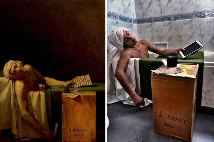 Dünyaca ünlü sanat eserlerini yeniden yorumlayan İspanyollar G5