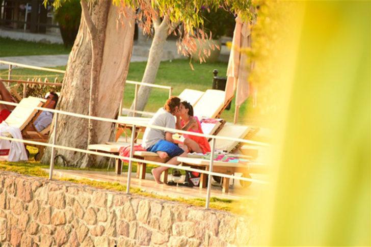 Halil Sezai öpüşmeye doyamadı G4