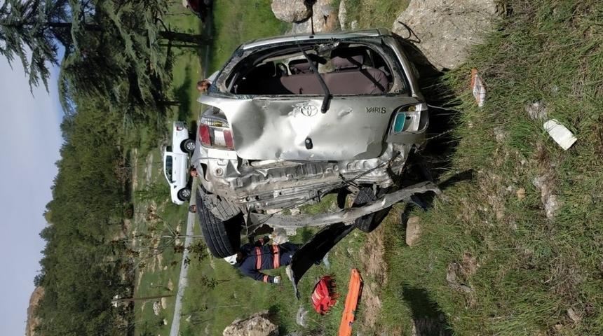 Malatya’da otomobil takla attı: 1 ağır yaralı