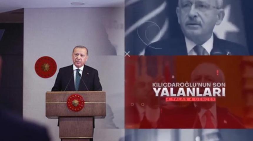 Cumhurbaşkanı Erdoğan &ccedil;ok sert konuştu! CHP Lideri Kılı&ccedil;daroğlu'na videolu g&ouml;nderme