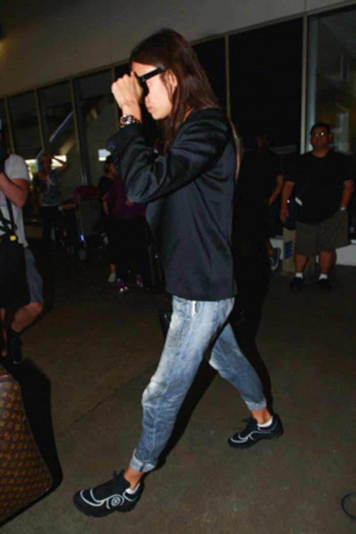 Rus model Irina Shayk saklana saklana gitti G3