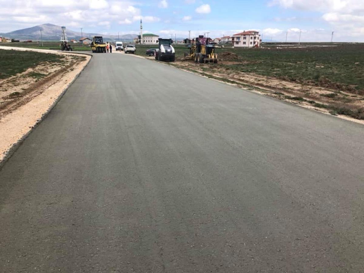 Genel Sekreter Murat Koyak yol &ccedil;alışmalarını inceledi